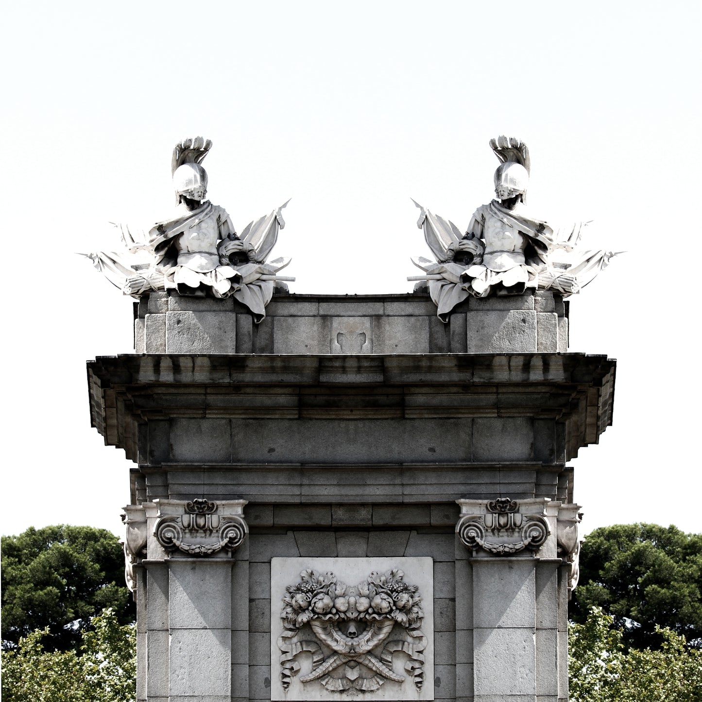 Madrid - Details of the Alcalá Gate