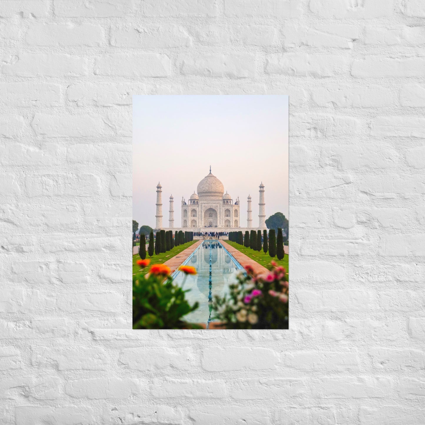 India - Taj Mahal Flowers