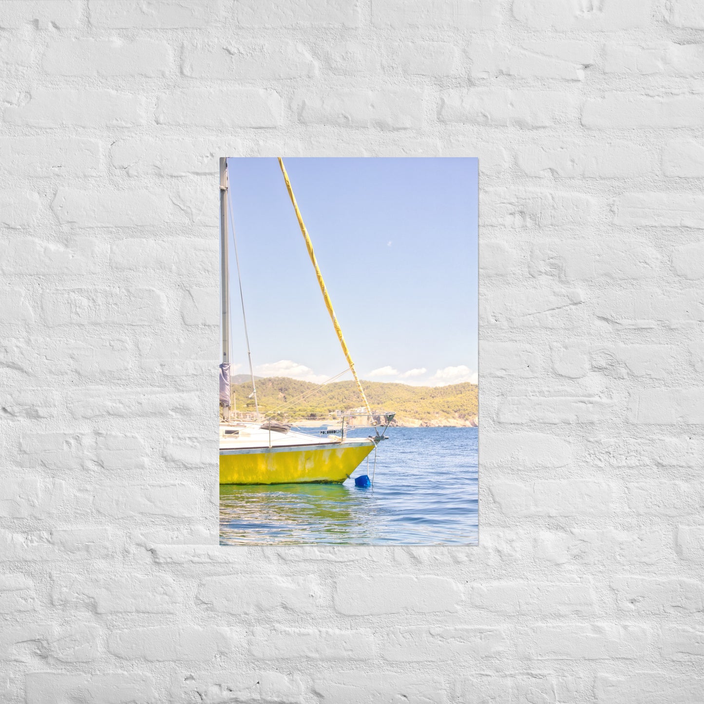 Majorque - Proue du bateau jaune