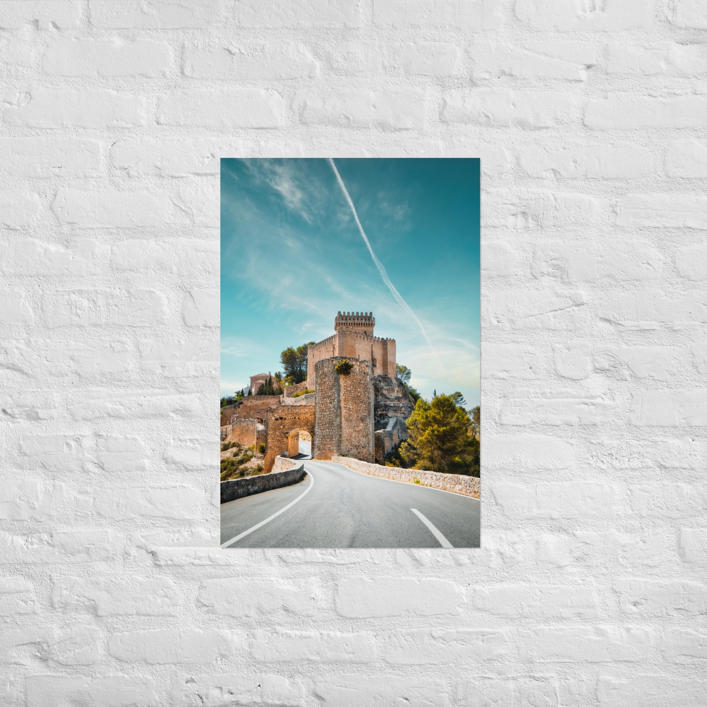 Alarcón - Road and castle